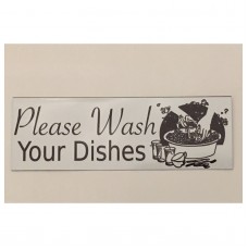 Kitchen Wash Dishes Sign Room Rustic Wall Plaque House Business Cafe Washing   292045973875